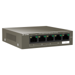 Switch 4 porturi Gigabit PoE, 1 port RJ45 Gigabit - IP-COM G1105P-4-63W - imagine 2