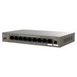 Switch 8 porturi Gigabit PoE, 1 x RJ45 Gigabit Uplink, 1 x SFP Gigabit Uplink - IP-COM G1110PF-8-102W - imagine 3