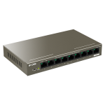 Switch 8 porturi Gigabit PoE, 1 x RJ45 Gigabit Uplink - IP-COM G1109P-8-102W - imagine 2