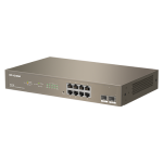 Switch 8 x RJ45 Gigabit, 2 x SFP Gigabit Uplink, Cloud Management - IP-COM G3310F - imagine 3