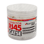 Mufa RJ-45 UTP Cat.5e, 50Âµ (100 buc) RJ45-CAT5E-50U-JAR