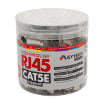 Mufa RJ-45 FTP Cat.5e EZ Passthrough, ecranata, 50Âµ (100 buc) RJ45M-CAT5-EZ-50U-JAR