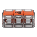 Conector derivatie 3 fire, max. 4 mmÂ² (50 buc.) - WAGO 221-413 - imagine 2