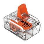 Conector derivatie 2 fire, max. 6 mmÂ² (50 buc.) - WAGO 221-612