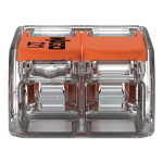 Conector derivatie 2 fire, max. 6 mmÂ² (50 buc.) - WAGO 221-612 - imagine 2