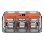 Conector derivatie 3 fire, max. 6 mmÂ² (30 buc.) - WAGO 221-613 - imagine 2