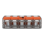 Conector derivatie 5 fire, max. 6 mmÂ² (15 buc.) - WAGO 221-615 - imagine 2