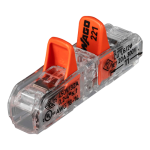 Conector derivatie in linie, 2 fire, max. 4 mmÂ² (60 buc.) - WAGO 221-2411 - imagine 2