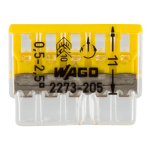 Conector compact de imbinare, 5 fire, max. 2.5 mmÂ² (100 buc.) - WAGO 2273-205 - imagine 2