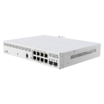 Switch, 8 x Gigabit PoE, 2 x SFP+ 10Gbps, Management - MikroTik CSS610-8P-2S+IN - imagine 2