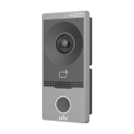 Post exterior videointerfon TCP/IP, IR, Wi-Fi, IK08 - UNV OEU-201S-HMK-W - imagine 3