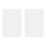 Poarta acrilica, 65 cm pentru poarta batanta DS-K3B501SX - HIKVISION DS-K3B501SX/601SX-Dp65/2