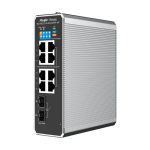 Switch industrial 7 x RJ45 1G PoE+, 1 x RJ45 1G Hi-PoE, 2 x SFP 1G, Cloud Management - Ruijie Reyee RG-NIS2100-8GT2SFP-HP