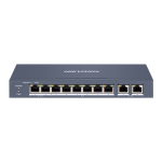 Switch 8 porturi 100 Mbps, PoE at/bf/bt, Smart Management - HIKVISION DS-3E1310HP-EI