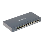 Switch 8 porturi 100 Mbps, PoE at/bf/bt, Smart Management - HIKVISION DS-3E1310HP-EI - imagine 2