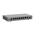 Router 8 porturi RJ45 1 Gbps, 1 port SFP 1 Gbps, 200 clienti, Multi-WAN, Cloud Management - Ruijie RG-EG209GS - imagine 3
