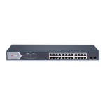 Switch 24 porturi PoE Gigabit, 2 port SFP Gigabit, Smart management - HIKVISION DS-3E1526P-SI