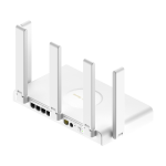 Router WiFi 6 Dual Band, 5 x RJ45 Gigabit, AX3000, 5 dBi, Dual-WAN, Cloud Management - Ruijie RG-EW3000GX - imagine 2