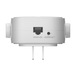 Wireless Extender Wi-Fi 4, 2.4 GHz, 1 x RJ45 10/100 Mbps, Cloud Management - Ruiie RG-EW300R - imagine 3