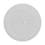 Difuzor Analog, 10W, montare suspendat de tavan - HIKVISION DS-QAZ0510G1 - imagine 2