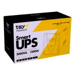UPS TSY Power, 2000VA/1200W, LCD, AVR-repornire automata, Management, 4 x Schuko, 2 x RJ45, 1 X USB type B TSY-MP-2K0-LCD - imagine 3