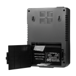 UPS TSY Power, 600VA/360W, LED, AVR-repornire automata, Management, 6 x Schuko, 2 x RJ45, 1 X USB type B TSY-D-0K6-LED - imagine 4