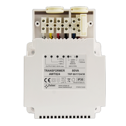 img2647large Transformator 80VA 17V/24V/30V AWT824 - imagine 1