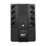 UPS TSY Power, 1000VA/600W, LED, AVR-repornire automata, Management, 8 x Schuko, 2 x RJ45, 1 X USB type B TSY-D-1K0-LED