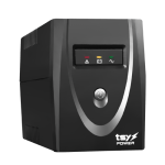 UPS TSY Power, 600VA/360W, LED, AVR-Repornire automata, Management, 2 x Schuko, 2 x RJ45, 1 X USB type B TSY-MP-0K6-LED