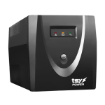 UPS TSY Power, 1200VA/720W, LED, AVR-repornire automata, Management, 4 x Schuko, 2 x RJ45, 1 X USB type B TSY-MP-1K2-LED