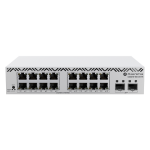 Cloud Smart Switch, 16 x Gigabit, 2 x SFP+ 10Gbps, 1U - Mikrotik CSS318-16G-2S+IN - imagine 2