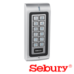 Cititor/Controler stand-alone cu tastatura si cititor card, antivandal - SEBURY SEB-W1-B
