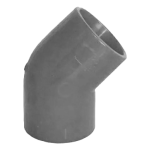 Racord ABS 45Â° gri pentru teava de 25 mm, 10 bucati - Honeywell PIP-006-G