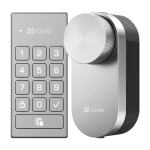 Incuietoare inteligenta cu tastatura multifunctionala, inchidere automata, alerta usa deschisa - EZVIZ CS-DL01/DL01CP