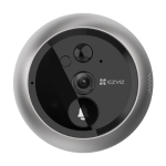 Vizor electronic smart, Wi-Fi, FullHD, monitor 4.3 inch, sonerie, acumulator 4600mAh, PIR - EZVIZ CS-DP2C-Silver - imagine 4