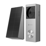 Sonerie video smart, Wi-Fi, 2K, Panou solar, acumulator 5200mAh, PIR, IR 6M, Stocare 32GB - EZVIZ CS-HP3(3MP)