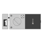 Yala inteligenta, Wi-Fi, multiple metode de deblocare, sonerie incorporata, alarma anti-furt - EZVIZ CS-DL03(WBCP) - imagine 2