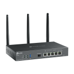 Router VPN, Wi-Fi 6, AX3000, 1 x SFP Gigabit, 5 x RJ45 Gigabit, 1 x USB - TP-Link Omada ER706W