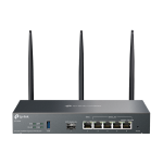 Router VPN, Wi-Fi 6, AX3000, 1 x SFP Gigabit, 5 x RJ45 Gigabit, 1 x USB - TP-Link Omada ER706W - imagine 2
