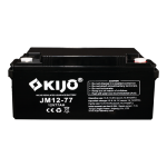Acumulator Pb-acid AGM Deep Cycle, 12V, 77Ah, conector M8 - KIJO JM12-77 - imagine 2