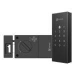 Yala inteligenta, Wi-Fi, sonerie incorporata, verificare status inchidere, alarma anti-furt - EZVIZ CS-DL03(WP)-Black