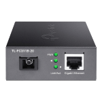 Media Convertor Gigabit WDM, SC, single-mode, 20 Km, TX 1310nm / RX 1550nm  - TP-Link Omada FC311B-20 - imagine 3