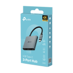 Hub USB-C 3-in-1, 1 x USB-C PD 100W, 1 x USB-A 5Gbps, 1 x HDMI 4K@60Hz - TP-Link UH3020C - imagine 2
