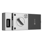 Yala inteligenta, Wi-Fi, sonerie incorporata, verificare status inchidere, alarma anti-furt, gri - EZVIZ CS-DL03(WP)-Grey - imagine 2