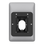 Suport montare perete unghi ajustabil pentru seriile DS-K1T320, DS-K1T342, DS-K1T671, DS-K1T673 - HIKVISION DS-KAB6-W1 - imagine 2