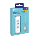 Adaptor Ethernet USB - RJ45 Gigabit, 3 x USB 3.0 - TP-Link UE330 - imagine 2
