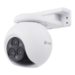 Camera IP Pan&Tilt, Wi-Fi, 3 lentile, 4MP, Audio bidirectional, IR 30m, Color 24/7, Alarma - EZVIZ CS-H80f(3x4MP)