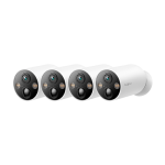 Kit 4 x Camera IP Smart Wi-Fi, 4MP, Baterie reincarcabila, Audio bidirectional, Alarma - TP-Link Tapo TapoC425(4-pack)