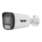 Camera IP Wise-ISP, ColorHunter, 8MP, lentila 2.8mm, WL 30M, Mic, PoE, color 24/7 - UNV IPC2318LE-ADF28KM-WP