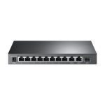 Switch 8 x RJ45 10/100 Mbps PoE, 2 x RJ45 1G, 1 x SFP 1G, Buget PoE 124W, Unmanaged - TP-Link TL-SL1311MP - imagine 2